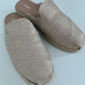 TOMS Nova Espadrille Mule - Rose Gold